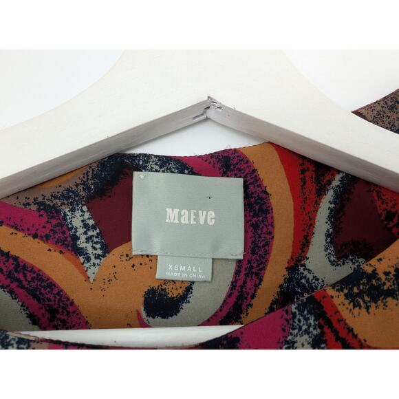 Maeve Anthropologie Women's XS Shift Dress Artsy Colorful Career Office - Picture 2 of 7